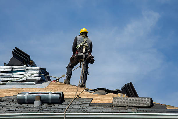 Professional Roof Installation technician working in Wedgefield, FL